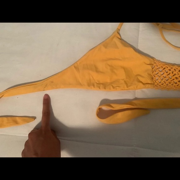 Frankies Bikini Mango Set. Small top, M bottom - Picture 8 of 8